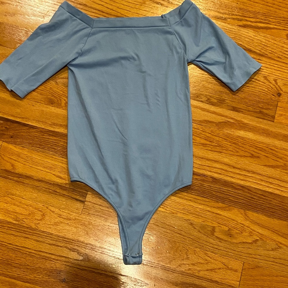 Bebe off the shoulder body suit